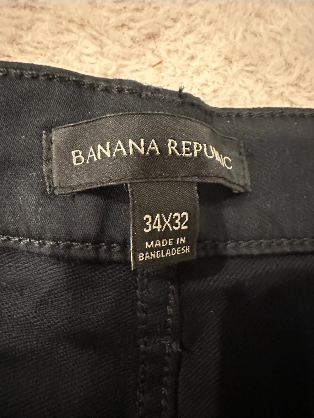 Banana Republic Slim Straight Jeans in Black